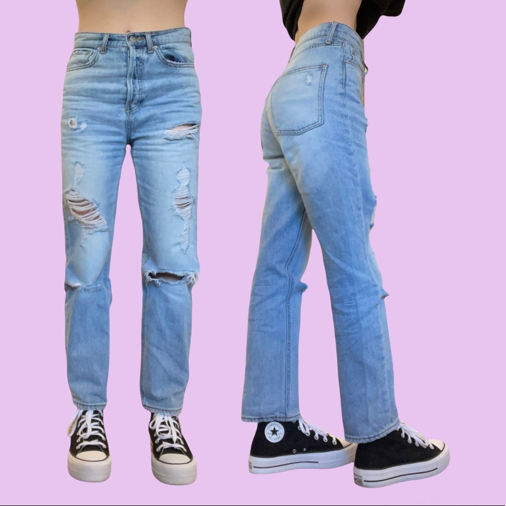 Distressed Mom Jean (Urban Outfitters)